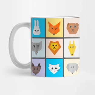 Minimalist Animal Portraits Mug